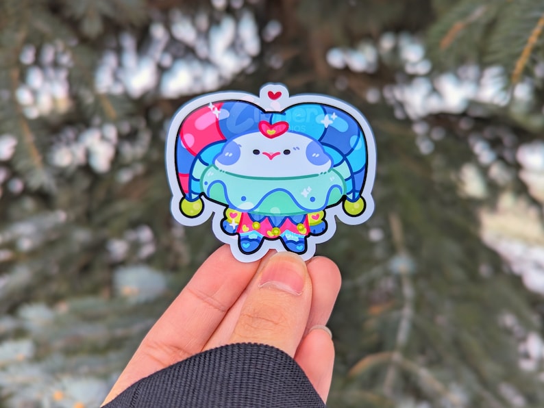 Helluva Boss Inspired Stickers [Ft. Blitzo, Loona, Stolas, Octavia, Mammon, Millie & Moxxie, Fizzarolli, Asmodeus] Fizzarolli