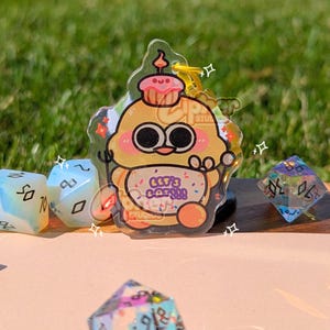 FNAF Inspired Keychain | 2.3" ft. Freddy Fazbear, Chica, Bonnie, Foxy, Sun, Moon, Springtrap & Helpy Chica
