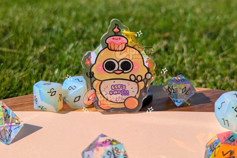 FNAF Inspired Keychain | 2.3" ft. Freddy Fazbear, Chica, Bonnie, Foxy, Sun, Moon, Springtrap & Helpy Chica