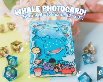 Whale Acrylic Photocard [Ocean Theme]