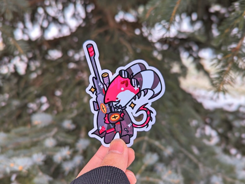 Helluva Boss Inspired Stickers [Ft. Blitzo, Loona, Stolas, Octavia, Mammon, Millie & Moxxie, Fizzarolli, Asmodeus] Blitzo