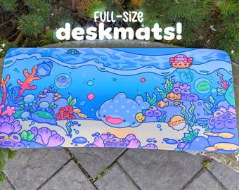 DESKMAT || Tiny Ocean Mousepad [90CM x 40CM x 3MM]
