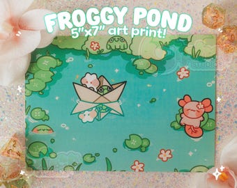 Froggy Pond [Original Art Print]