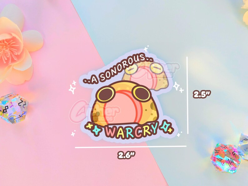 A Sonorous Warcry Desert Rain Frog Sticker Etsy A Sonorous Warcry Desert Rain Frog Sticker Etsy