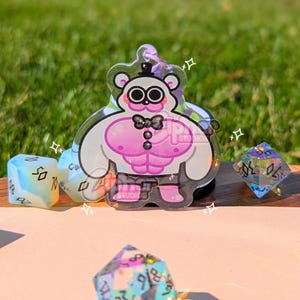 FNAF Inspired Keychain | 2.3" ft. Freddy Fazbear, Chica, Bonnie, Foxy, Sun, Moon, Springtrap & Helpy Buff Helpy
