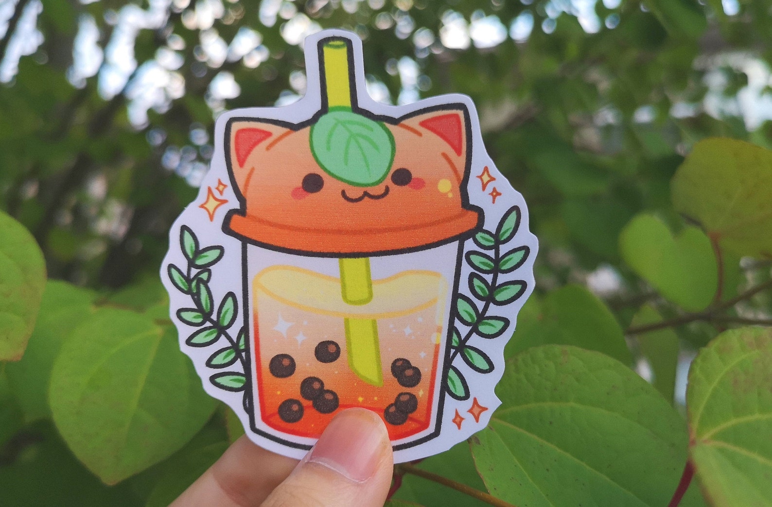 Animal Crossing NPC Boba Tea Stickers Etsy