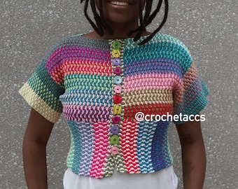 Natural River Cardigan Non-Traditional Pattern *Advanced Level*