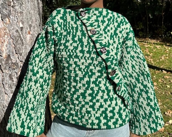 Grounded Sweater Pattern *Intermediate friendly* | non-traditional visual pattern