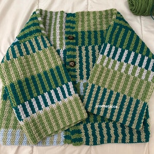 Nature Sweater Cardigan Pattern *semi-beginner/ advanced beginner friendly* | non-traditional pattern