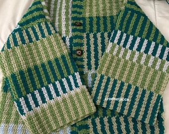 Nature Sweater Cardigan Pattern * advanced beginner friendly* | non-traditional pattern