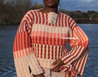 Cozy Daze Sweater Non-traditional/Visual Pattern *intermediate/advanced friendly*