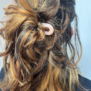 Resin Hair Pin U pin (1pc) for quick polished hair updo barrette french twist easy hair style tool un do
