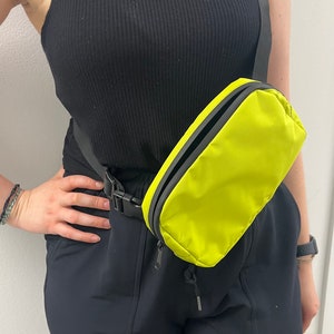 Smell proof crossbody discreet & cute -choice color-carbon filter technology-travel stash bum bag fanny pack or expands up to 48&quot;