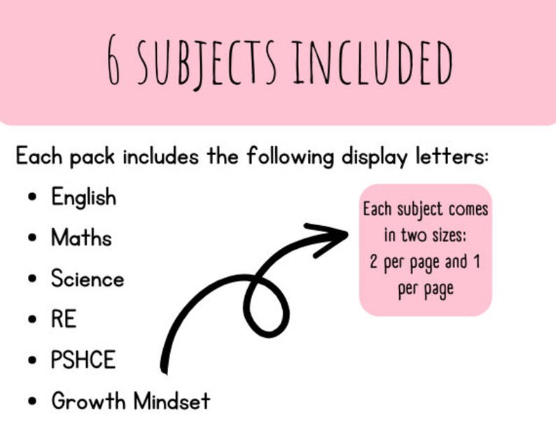 PINK Bulletin Board Letters | Display Lettering | Modern Classroom ...