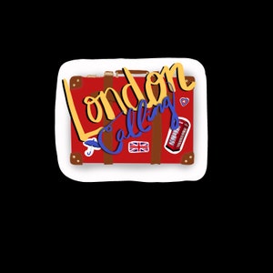 London Travel Suitcase Collection Sticker 3 image 2
