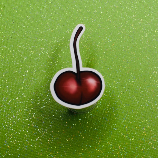 Cheeky Cherry Sticker / Waterproof Decal for Waterbottle / Laptop / VSCO / Case / Phone / Yeti / iPad /  Bullet Journal / Planner