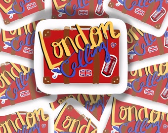 London (Travel Suitcase Collection) Sticker (3")