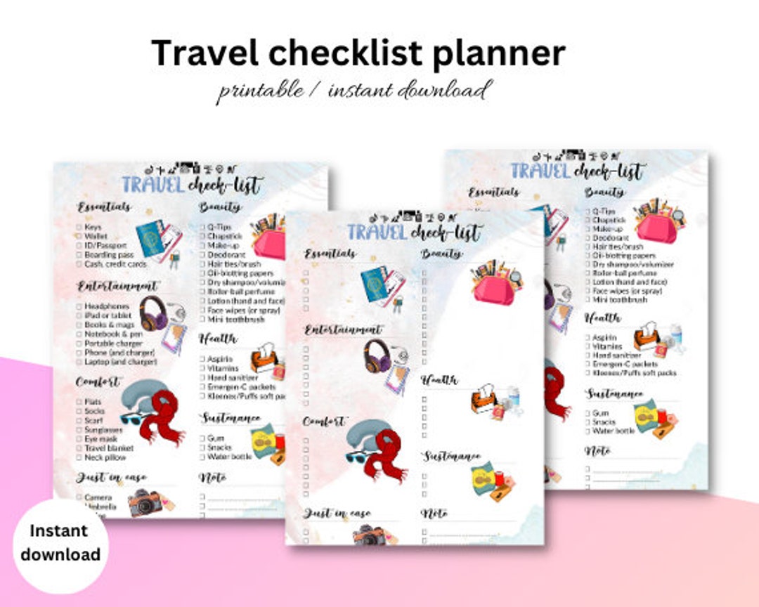 essential-travel-checklist-planner-customizable-compact-ultimate
