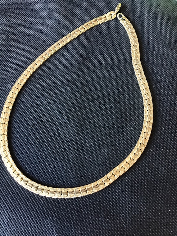 Beautiful Gold Plated Choker Necklace