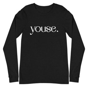 Black Youse Shirt, Philadelphia slang words shirt, Bella+Canvas long sleeve tee, Philly City Pride Shirt, Funny Philly Shirt, Philly Tshirt