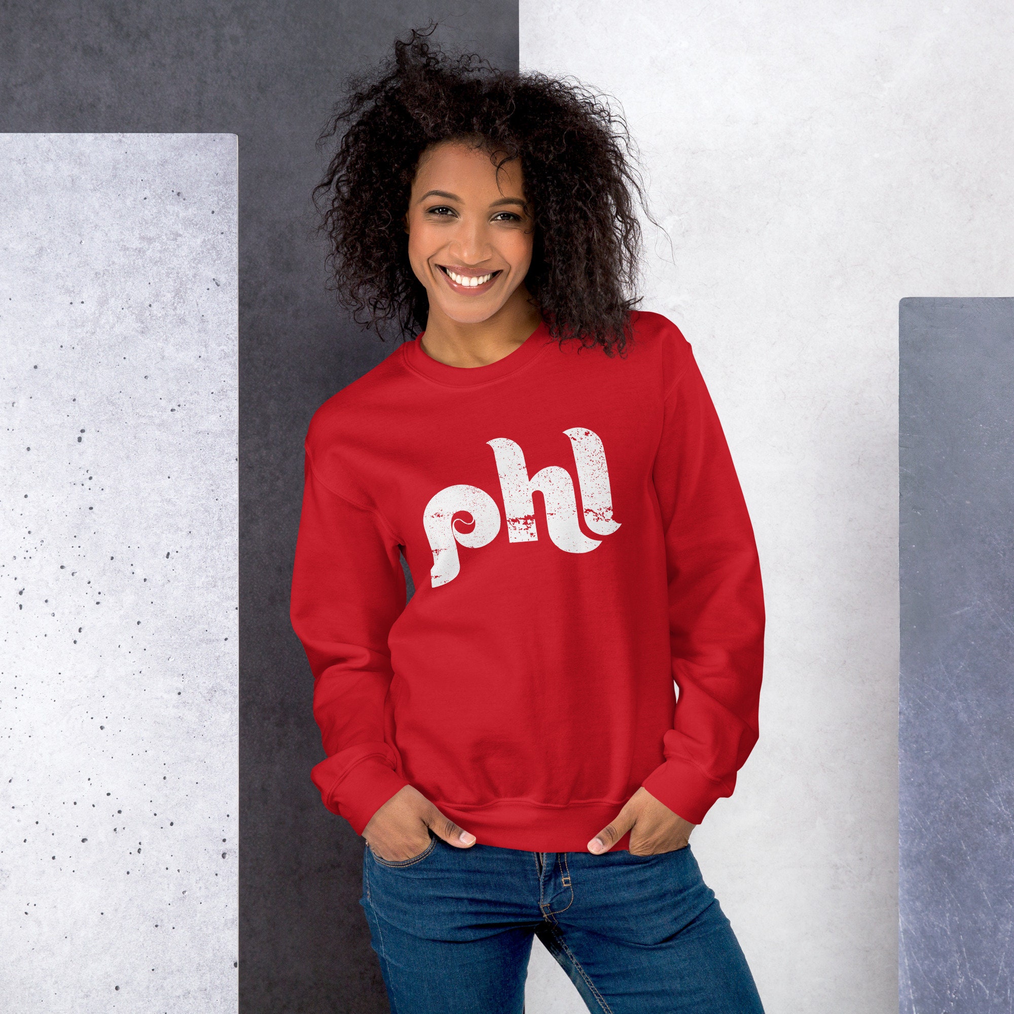 売れ筋商品|||ニューエラ カットソー トップス レディース Women'sRed Philadelphia Phillies Gameday Crewneck Sweatshirt Red Women's-New Era Red Philadelphia Phillies Gameday Crewneck