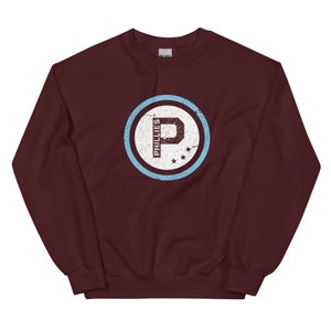 Phillies P Crewneck Maroon Sweatshirt, Phillies Sweatshirt, Phillies shirt, Phillies shirt men, Phillies shirt women