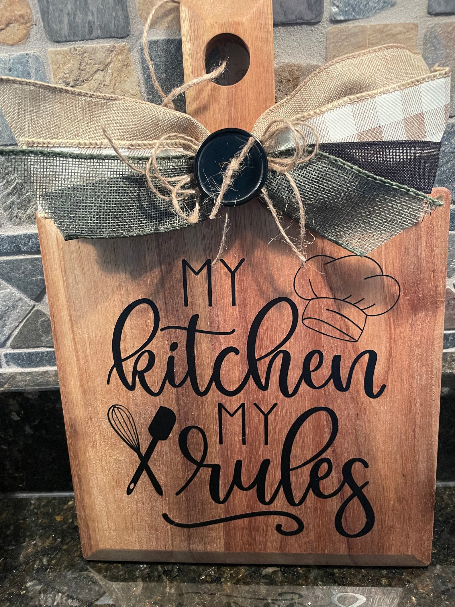 Wood Decorative Cutting Board Kitchen Decor Farmhouse - Etsy