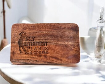 Engraved Golf  Tray, Retired, Valet Tray