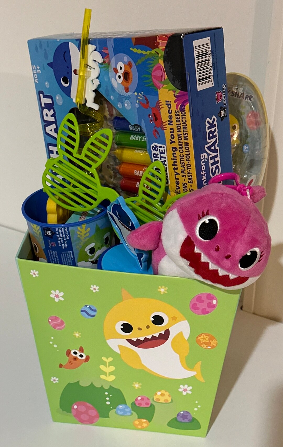 Baby Shark Easter Basket Fish Themed Basket Filled Basket - Etsy