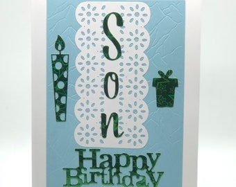 Son Happy Birthday Handmade Card