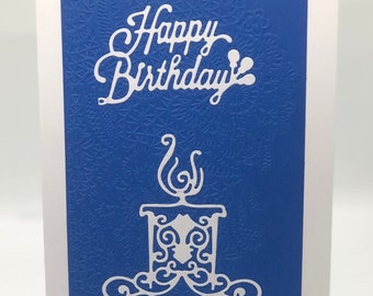 Vibrant Happy Birthday Handmade Card