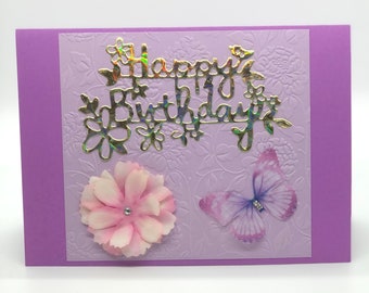 Beautiful Birthday Handmade Card