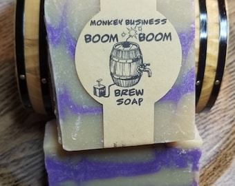 Monkey Business Scented - Handcrafted IPA Beer Soap by Boom Boom Brew