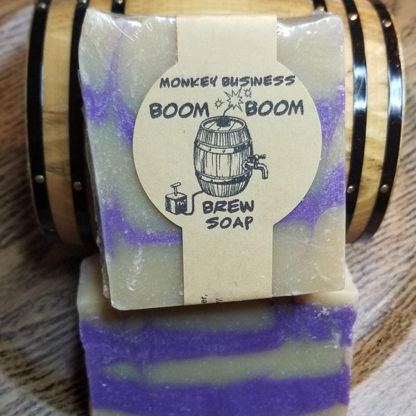 Monkey Business Scented - Handcrafted IPA Beer Soap by Boom Boom Brew