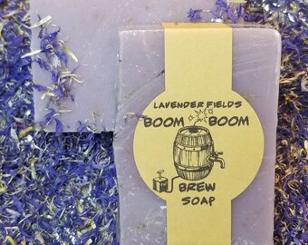 Lavender Fields - Handcrafted IPA Beer Soap by Boom Boom Brew