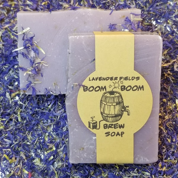 Lavender Fields - Handcrafted IPA Beer Soap by Boom Boom Brew