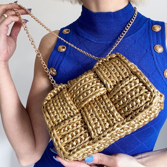 Bottega veneta metallic bag sale