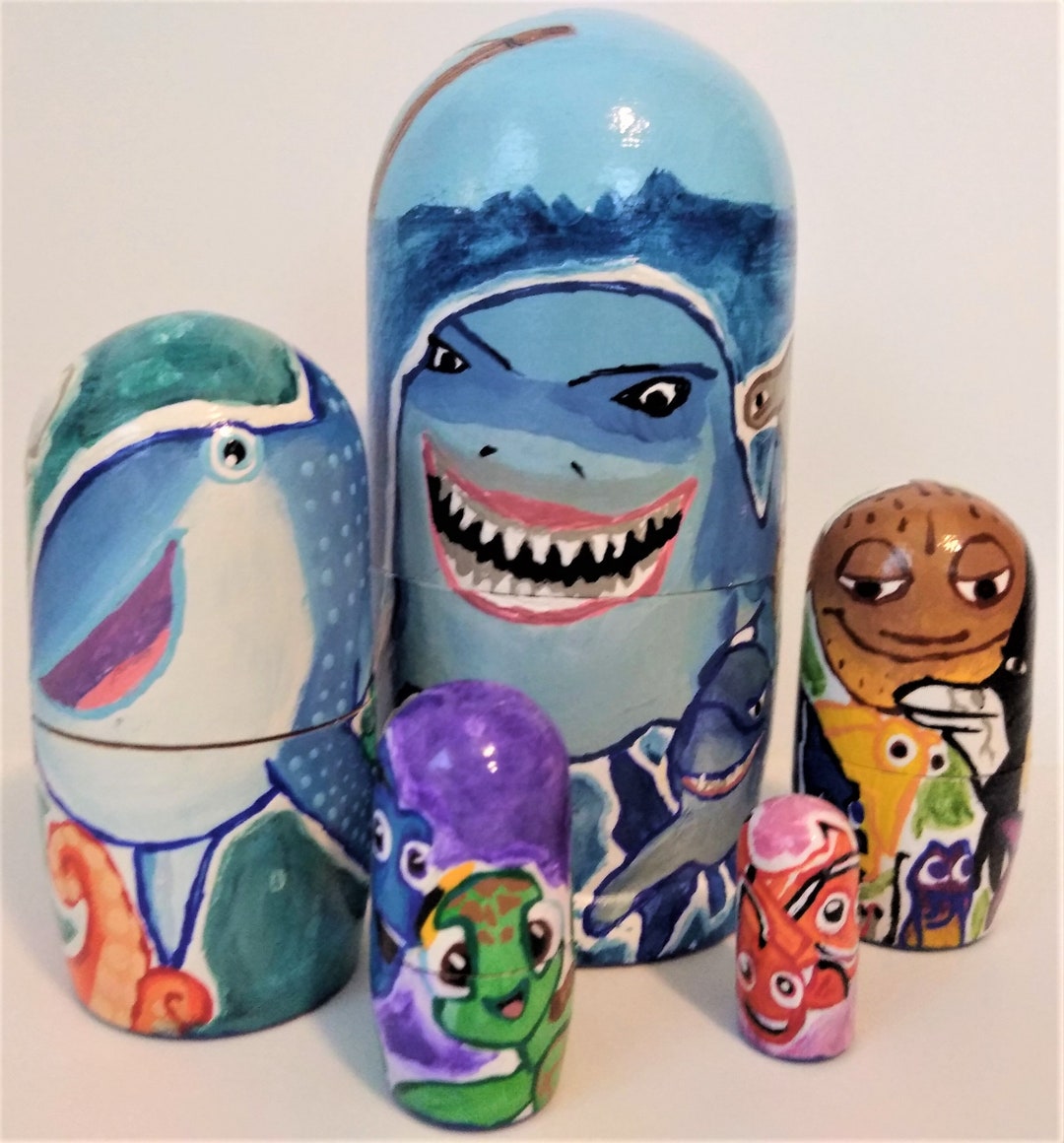 Finding Nemo Nesting Dolls Etsy