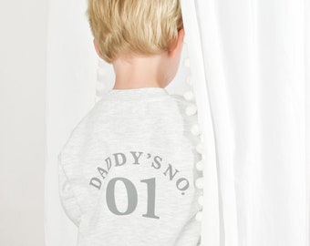 Daddy Father and Son Sweatshirt Father's Day twin set matching sweatshirt jumper Father’s Day gift