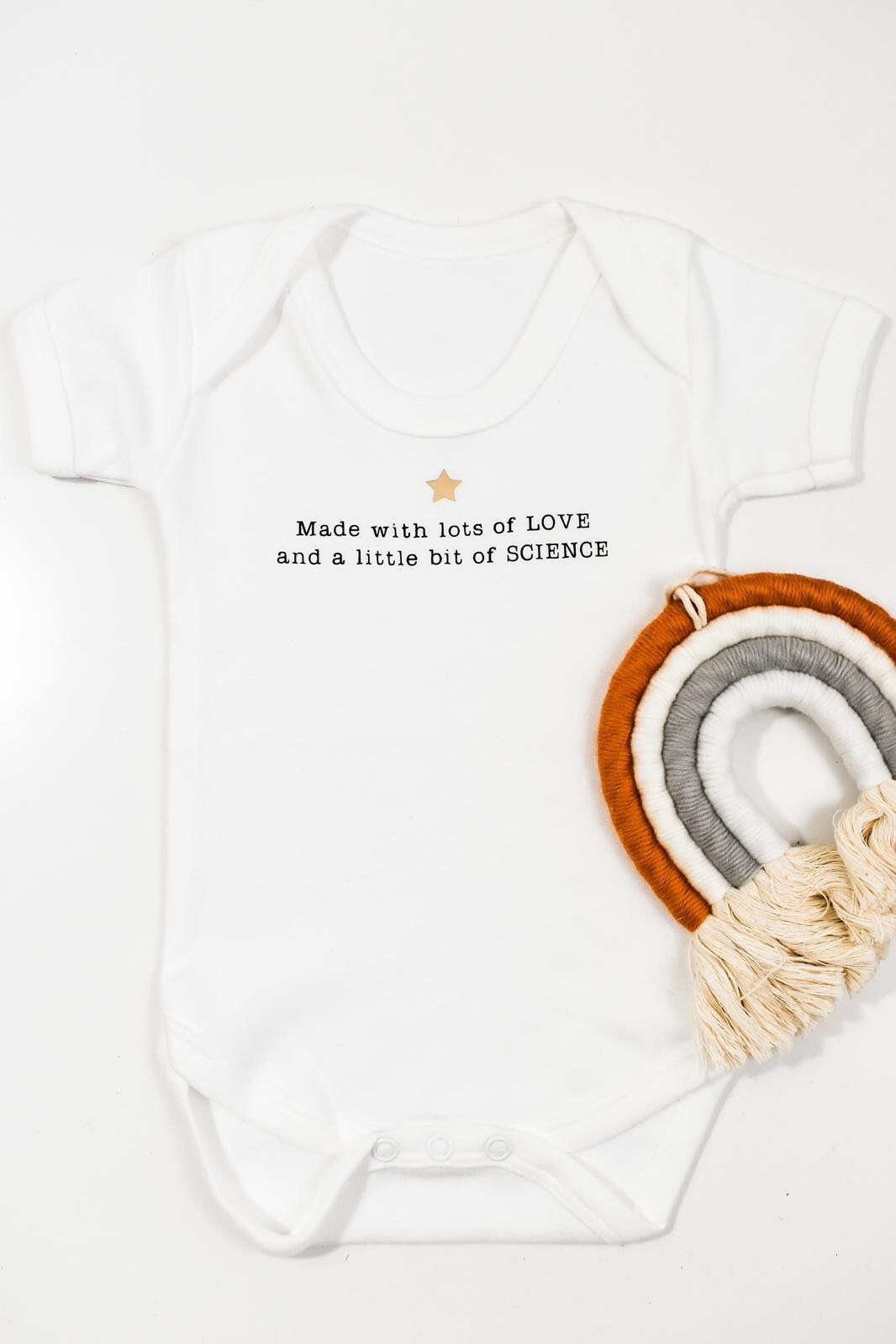 Ivf Baby Grow Onesie Made With Love and a Little Bit of Etsy