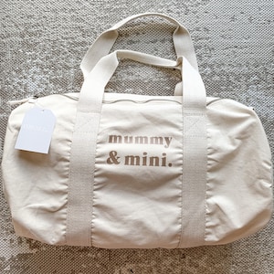 Personalised hospital bag mama baby duffel bag overnight bag baby shower gift holdall mummy