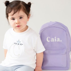 mini sac à dos personnalisé, retour à l'école, sac de chambre d'enfant, cartable d'école, sac à dos avec prénom, sac à dos personnalisé brodé