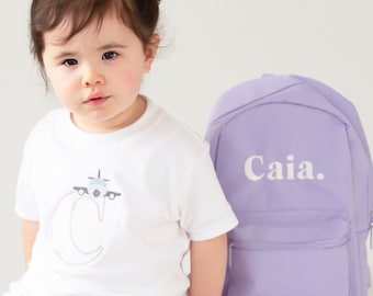 Zaino casual personalizzato con nome o iniziale - Idea regalo