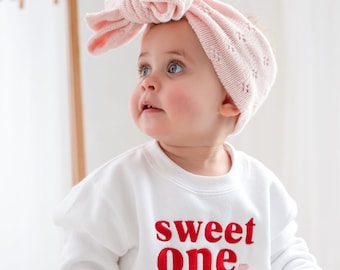 First Birthday Sweatshirt, embroidered first birthday outfit, birthday sweatshirt, birthday outfit, birthday top