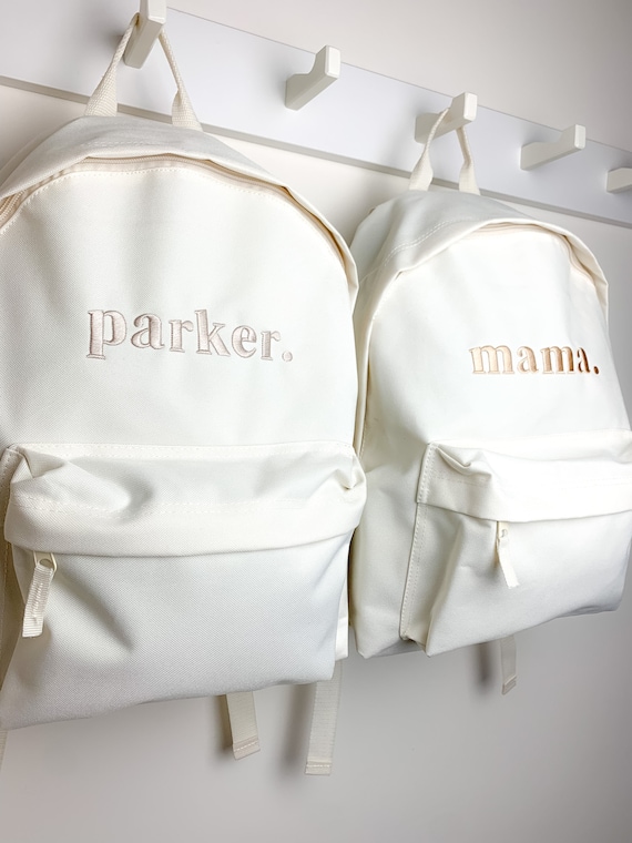 Mochila personalizada bordada mama bolsa embarazo regalo bordado mama para ser embarazo cambiando bolsa de regreso a la escuela mochila nombre bolsa Etsy Espana