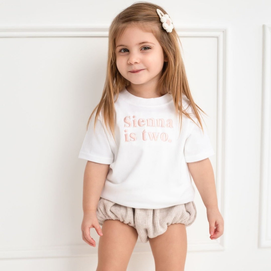 Personalized Embroidered Birthday Top, Cake Smash Outfit - Etsy
