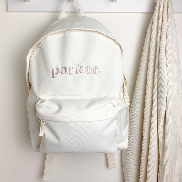 embroidered personalised backpack mama bag back to school rucksack name bag