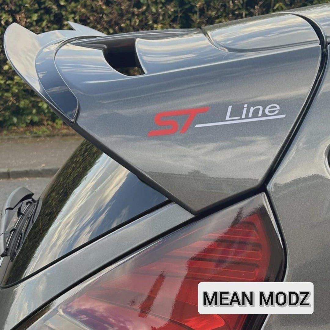 Focus ST Line Car Decals: 2x Vinyl Spoiler Stickers (16cm) - Etsy