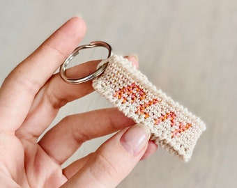 Black Lives Matter BLM Keychain Crochet Pattern