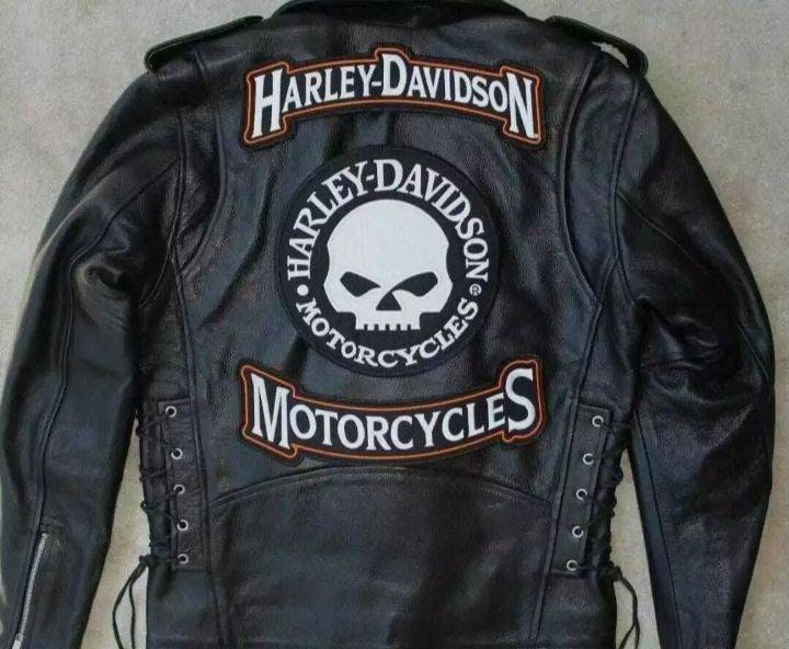 Harley Rockers Willie G. Skull Motorcycle Jacket Vest Back - Etsy